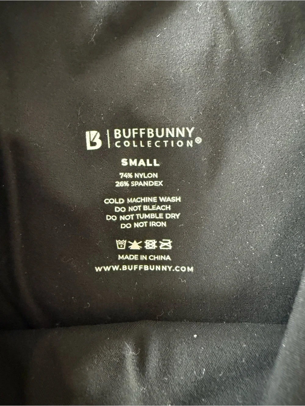 BuffBunny Black V-Waist Athletic Shorts